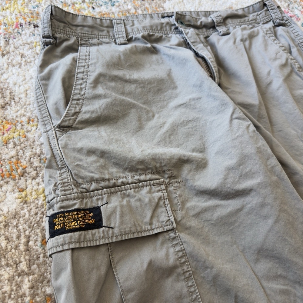 Vintage Polo Jeans Co. Ralph Lauren Utility Cargo Shorts 34 Streetwear